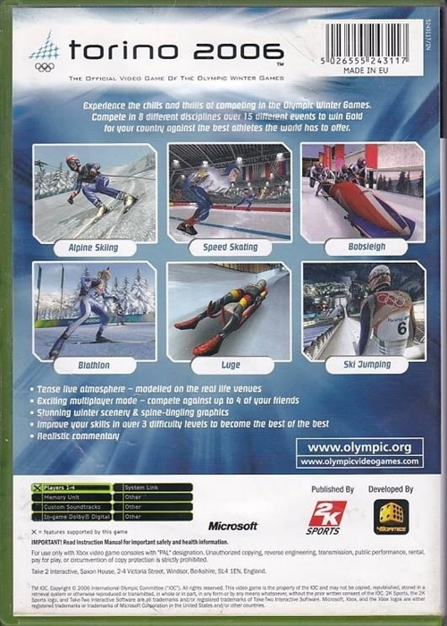 Torino 2006 - XBOX (B Grade) (Genbrug)